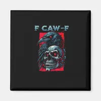 F-Caw-F Crow Humorous Graphic Magnet