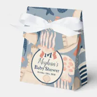 Baby on Board Nautical Baby Boy Shower  Favor Boxes