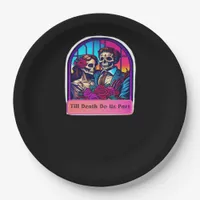 Till Death Do Us Part  Classic Paper Plates