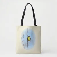 Tote Bag (ao) - Yellow Finch on Branch