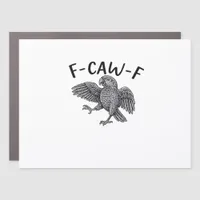 F-Caw-F Classic Minimal Clean Car Magnet