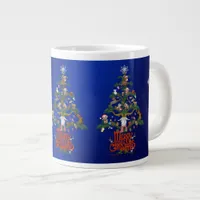 Merry Christmas GOAT LOVER"S Christmas TREE Large Coffee Mug