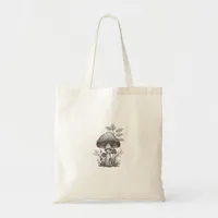Cottagecore Mushroom Goblincore Aesthetic  Mushroo Tote Bag