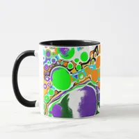 Abstract Bubbles Colorful Mug