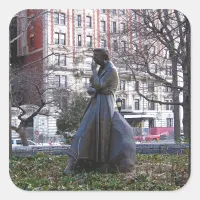 Eleanor Roosevelt Monument Square Sticker