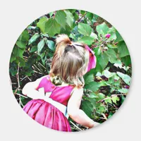 Stop and Smell the Roses Photo Magnet