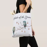 Rustic Woodland Love Birds Celebration Tote Bag