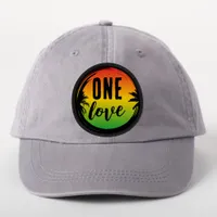 One Love Jamaican Rasta Flag Coloured Patch