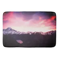 *~* Mountains Sky Purples Pinks & Lavender Photo Bath Mat