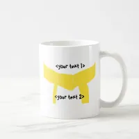 Martial Arts Yellow Belt Coffee Mug