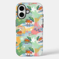 Cancer the Crab Zodiac sign iPhone 16 Case