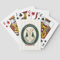 Customizable Camp Bachelorette Weekend Poker Cards