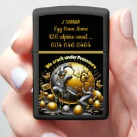 Farmer's Fun Challenge With Golden Hen Zippo Lighter