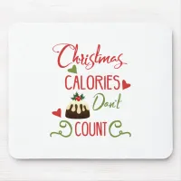 Fun Typography Christmas Mouse Pad