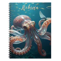 Glasslike Octopus in the Deep Sea Notebook