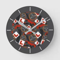 Driving Instructor Drivers Ed Novelty Cars Round Clock