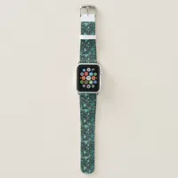 Stingrays Underwater Ocean Coral Reef on Black Apple Watch Band