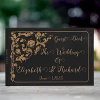 Romantic, Vintage, Antique Wedding Guest Book