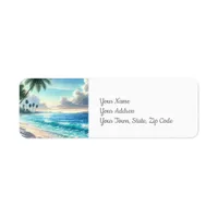 Coastal Return Address Label