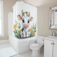 Whimsical Funny Animal Shower Curtains