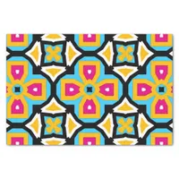 Colorful Moroccan Classy Elegant Geometric Pattern Tissue Paper