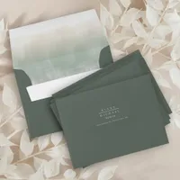 Watercolor Reflections Sage ID774 Envelope