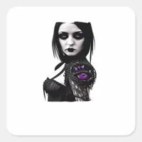 Whimsigoth Classic Design For Halloween Square Sticker