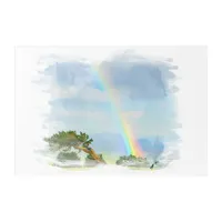 *~* Abstract Rainbow Mountains Ocean Artsy  AR11 Acrylic Print