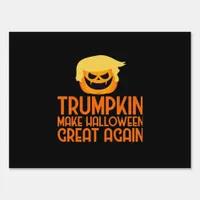Halloween Trumpkin Make Halloween Great Again Sign