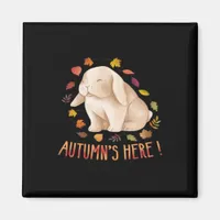 Autumn’s Says Cute Bunny Autumn It’s Fall Y’all Magnet