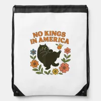 No Kings In America We The People Retro For Girl C Drawstring Bag