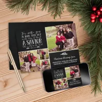 Christian Christmas Verse Chalkboard Holiday Photo