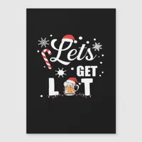 Let's Get Lit Adult Funny X-mas Christmas Essentia