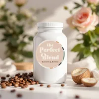 The Perfect Blend Boho Round Wedding Favor Classic Round Sticker