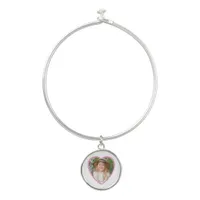 Heart Shaped Photo Charm Bracelet