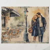 Romantic Parisienne Junk Journal Page