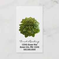 Tarot Reading Green Man Business Card