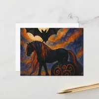 Halloween Horse  Postcard