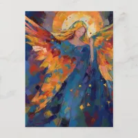 A Colorful Angel Postcard