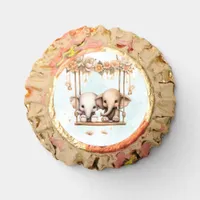 Cute Baby Elephant Gender Neutral Twin Baby Shower Reese's Peanut Butter Cups