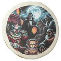 Zombie, Clown, Vamp and Haunted Doll Halloween Sugar Cookie