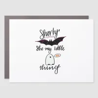 Shorty Batty Funny Retro Car Magnet