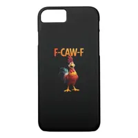 Funny F Caw F Chicken Gothic Vintage Style iPhone 8/7 Case