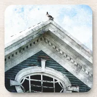 Old Window and a Pigeon Coaster