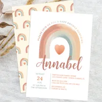 Modern Boho Rainbow Baby Shower Invitation – Water