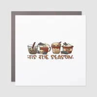 Skeleton Coffee Cups Coffee Lover Car Magnet