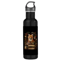 Cottagecore Aesthetic Book Lover Goblincore Retro  Stainless Steel Water Bottle