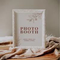 Photo Booth Wedding Sign 