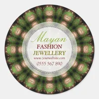 Green Mayan Fashion Jewellery Product Sticker