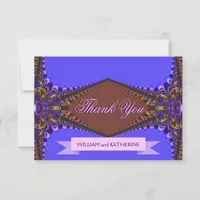 Elegant Lace Thank You Card